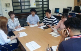 정신장애인을 위한 홈페이지 제작 회의 진행했어요.