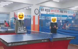 5월 연합탁구대회 진행 (사랑의집 vs 성모)