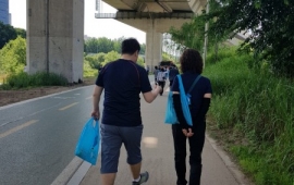 2018년 청계천 걷기대회 우리 취업회원도 참여했어요~~!!